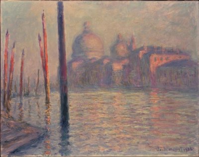 Santa Maria della Salute und der Große Kanal, Venedig von Claude Monet